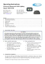 Preview for 1 page of THT-EX THT-P1202 Operating Instructions