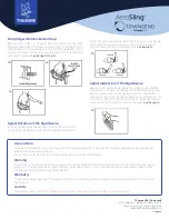 Предварительный просмотр 2 страницы Thuasne AeroSling Towsend Instructions For Use