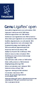 Thuasne Genu Ligaflex open Quick Start Manual предпросмотр