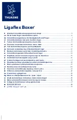 Предварительный просмотр 1 страницы Thuasne Ligaflex Boxer Manual