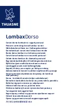 Thuasne LombaxDorso Manual предпросмотр