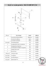 Preview for 92 page of Thuasne MultiComfort II G2 DII concept Instruction Manual