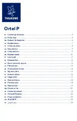 Thuasne Ortel P Manual предпросмотр