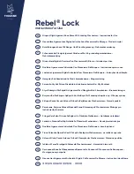 Thuasne Rebel Lock Instructions For Use Manual предпросмотр