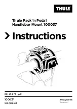 Preview for 1 page of Thule 100037 Instructions Manual