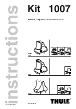 Preview for 1 page of Thule 1007 Instructions Manual