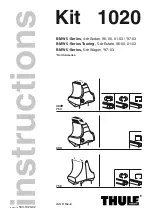 Thule 1020 Instructions Manual preview