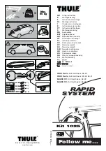 Thule 1025 Fitting Instructions Manual preview