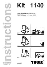 Preview for 1 page of Thule 1140 Instructions Manual