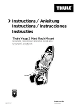 Thule 12021201 Instructions Manual preview