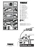 Thule 1258 Fitting Instructions Manual preview