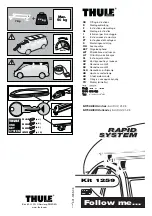 Thule 1259 Fitting Instructions Manual предпросмотр