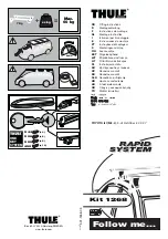 Preview for 1 page of Thule 1268  RAPID SYSTEM Fitting Instructions Manual