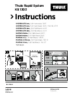 Thule 1303 Instructions preview