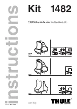 Thule 1482 Instructions Manual предпросмотр