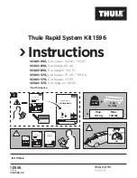 Thule 1596 Instructions предпросмотр