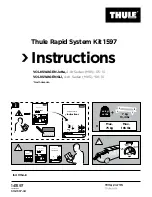 Thule 1597 Instructions preview