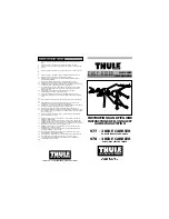 Thule 2 Bike Carrier 977 Instructions Manual preview