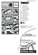 Thule 3003 Fitting Instructions Manual preview