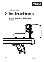 Thule 301925 Installation Instructions Manual preview