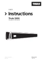 Preview for 1 page of Thule 302460 User Instructions