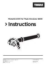 Thule 306772 Instructions Manual preview