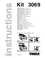 Preview for 1 page of Thule 3069 Instruction