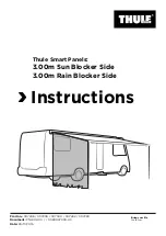 Preview for 1 page of Thule 307298 Instructions Manual