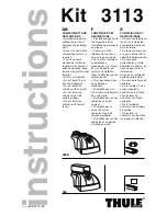 Thule 3113 Instructions Manual preview