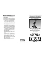 Thule 368 Instructions preview