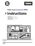 Preview for 1 page of Thule 4024 Instructions