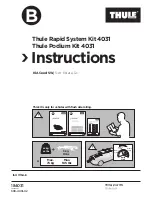 Thule 4031 Instructions preview