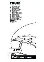 Thule 477 Fitting Instructions Manual предпросмотр