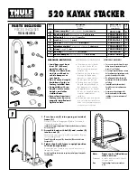 Thule 520 Installation Instructions предпросмотр