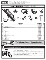 Предварительный просмотр 1 страницы Thule 599XT User Manual