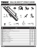 Thule 599XTR Installation Manual preview