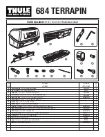 Preview for 1 page of Thule 684 TERRAPIN Manual