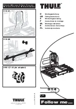 Thule 7030-05-212 Fitting Instructions Manual предпросмотр