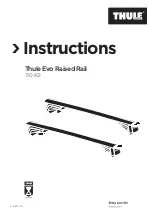 Предварительный просмотр 1 страницы Thule 710401 Instructions Manual