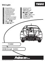 Preview for 1 page of Thule 714484 Installation Instructions Manual