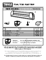 Thule 724 Assembly Manual preview