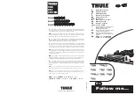 Preview for 1 page of Thule 725 Fitting Instructions