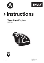 Предварительный просмотр 1 страницы Thule 753000 Instructions Manual