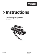 Thule 775000 Instructions Manual предпросмотр