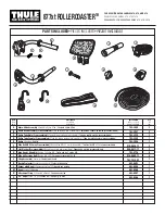 Предварительный просмотр 1 страницы Thule 877xt ROLLERCOASTER Manual