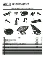 Preview for 1 page of Thule 883 User Manual