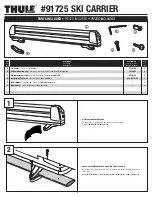 Preview for 1 page of Thule 91725 User Instructions