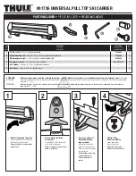 Предварительный просмотр 1 страницы Thule 91726 Manual