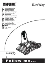 Thule 946014 Fitting Instructions Manual preview