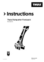 Preview for 1 page of Thule 953000 Instructions Manual